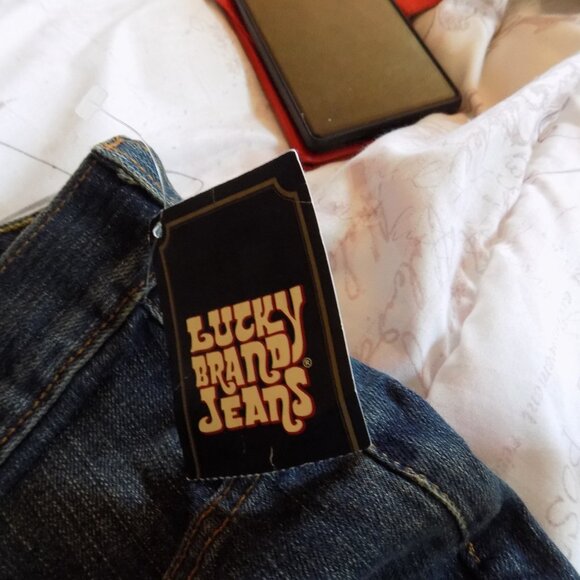 Lucky Brand Mid Rise Flare Jeans 14/32 - Picture 4 of 5